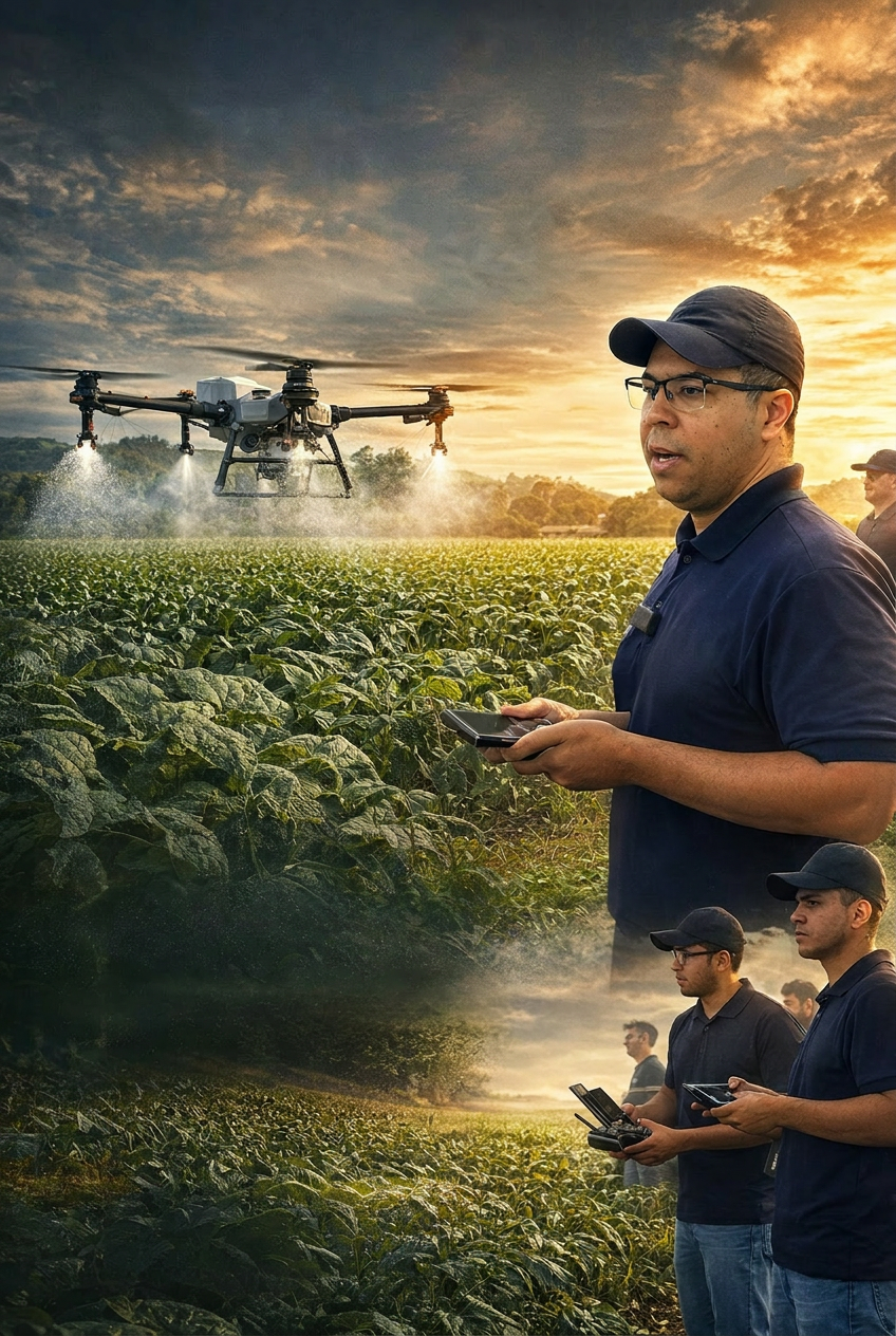 Curso de Piloto de Drone Agrícola